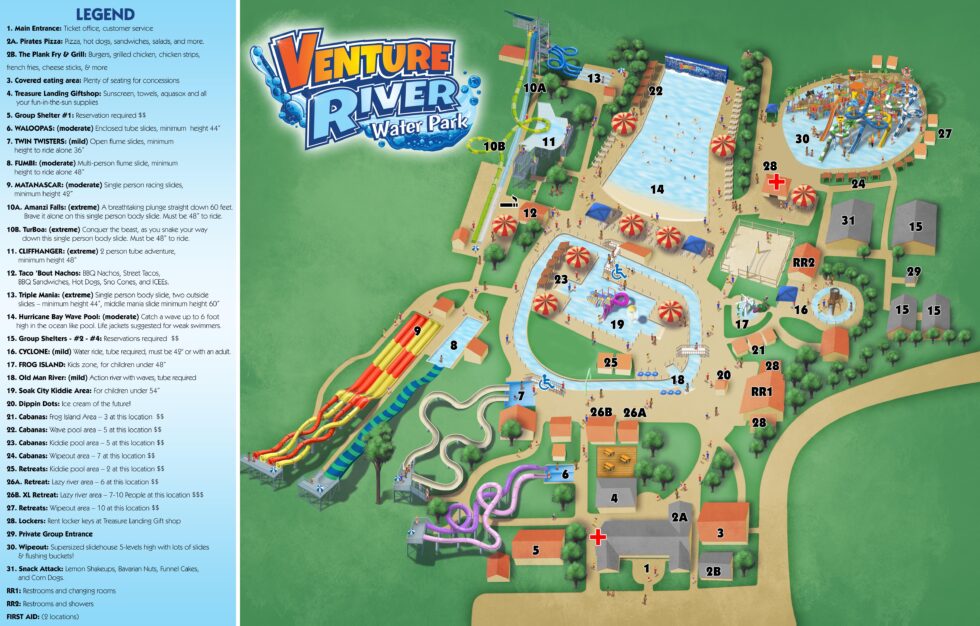 Park Info | Venture River Water Park